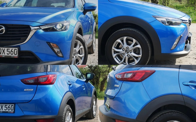 Mazda CX-3 cena 72900 przebieg: 47565, rok produkcji 2017 z Mirsk małe 742